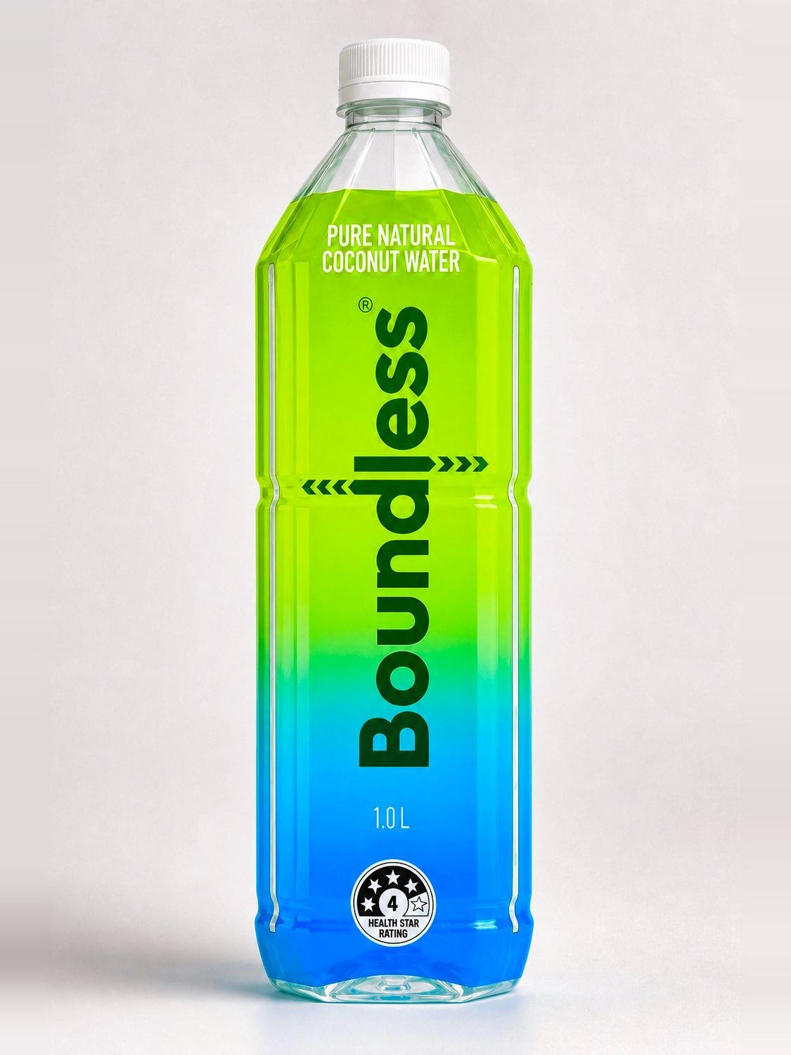 Boundless pure natural coconut water, 1.0 L bottle