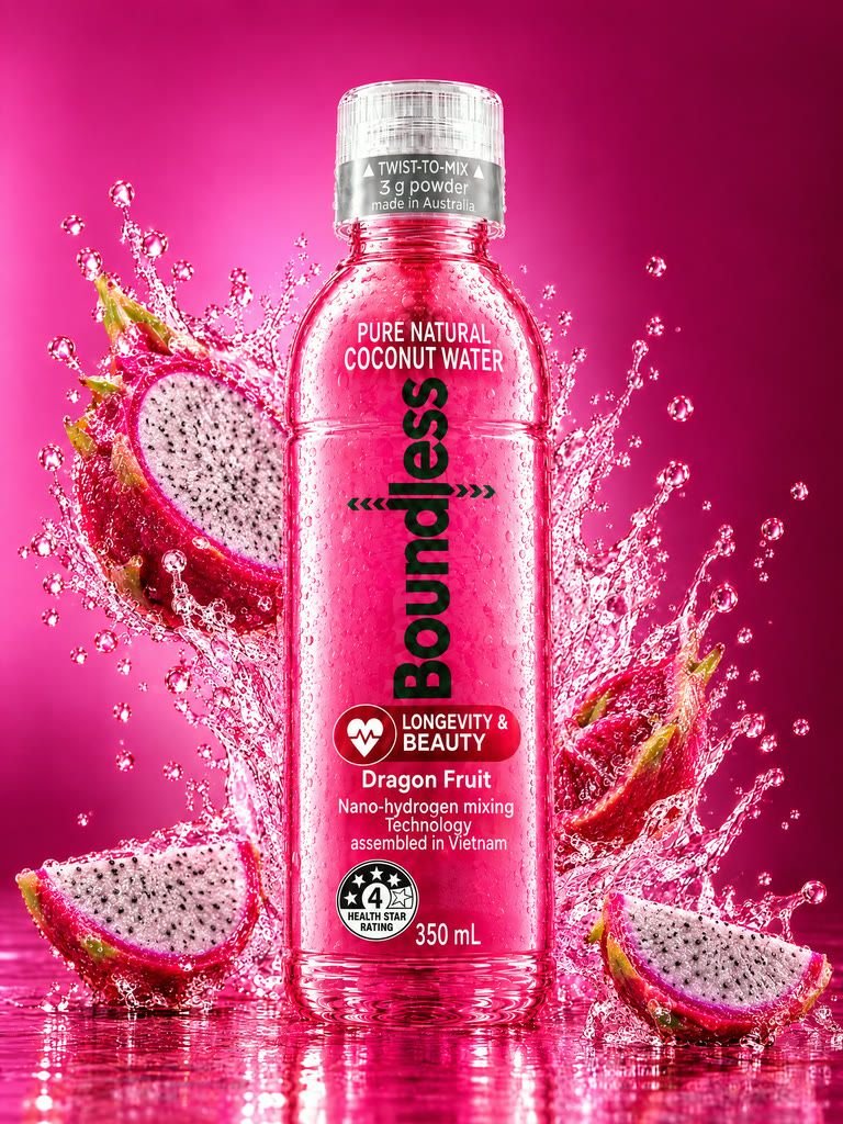 Boundless Longevity & Beauty functional coconut water, dragon fruit, 350 mL