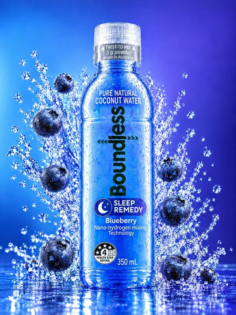 Boundless Sleep Remedy functional coconut water, blueberry, 350 mL